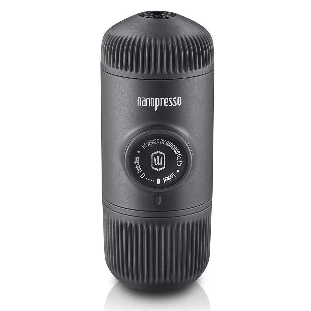 Wacaco Nanopresso Portable Espresso Maker, Upgrade Version Of Minipresso, 18 Bar Pressure, Small Travel Coffee Maker, Manually O