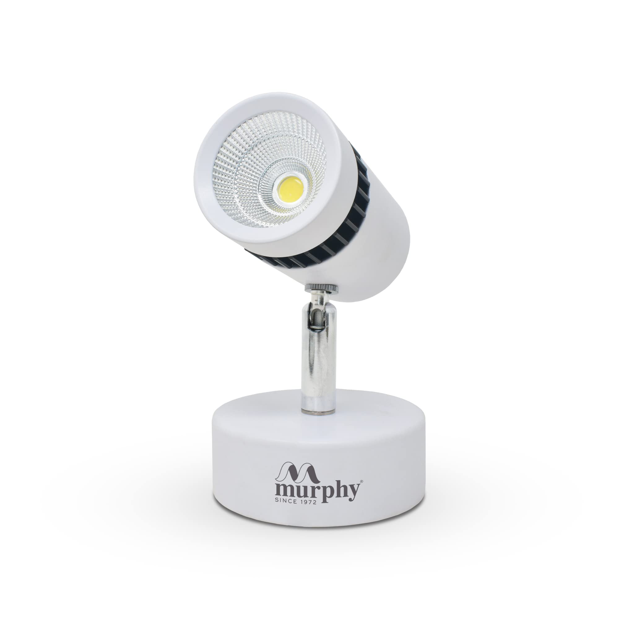 Murphy 6W Adjustable Aliminum Led Wall Cob Surface Mounted Spot Light With 2 Years Warranty (Warm White, Pack Of 1)
