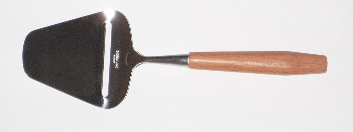 Classic Allround Cheese Slicer By Bjorklund, Stainless Steel With Beech Wood Handle