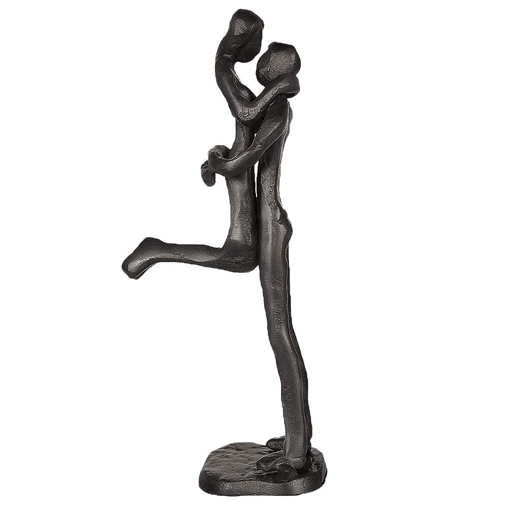 DreamsEden Couple Sculpture, Iron Anniversary, A Romantic Gift for Wedding, Birthday, Christmas - Passionate Love Statue Decorat
