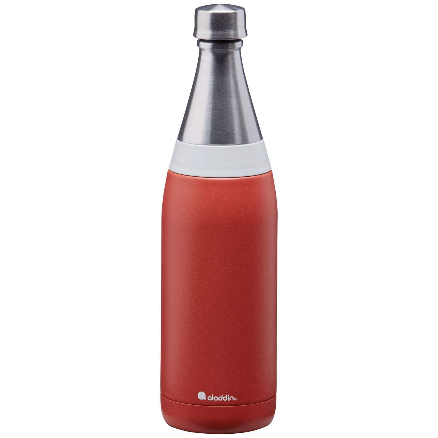 Aladdin Fresco Thermavac Stainless Steel Water Bottle 0.6L Terra Cotta - Leakproof - Keeps Cold for + 10 Hours - BPA-Free - Dishwasher Safe - Reusable Thermos Flask with Durable Finish