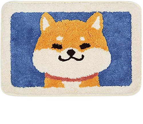 Ankah Bath Mat Cute Shower Rug, Luxury Shaggy High Absorbent And Anti Slip, Machine Washable Fit For Bathtub, Shower And Bath Ro