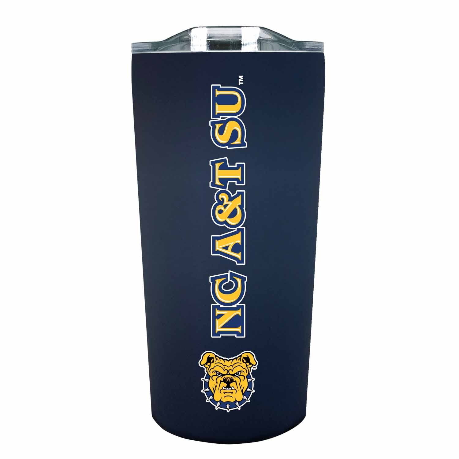 Campus Colors NCAA Stainless Steel Tumbler perfect for Gameday - 18 oz - Double Walled - Keeps Drinks Perfectly Insulated (North