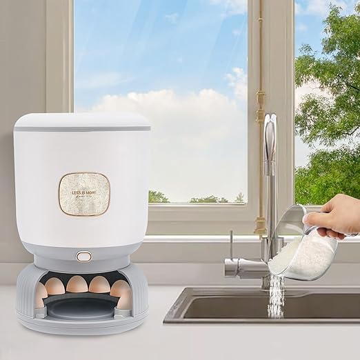 Waqif Grater Dispenser 10Kg  Measuring Cylinder Muesli Dispenser, Moisture & Mould Resistant Cereal Dispenser, Food Storage Box