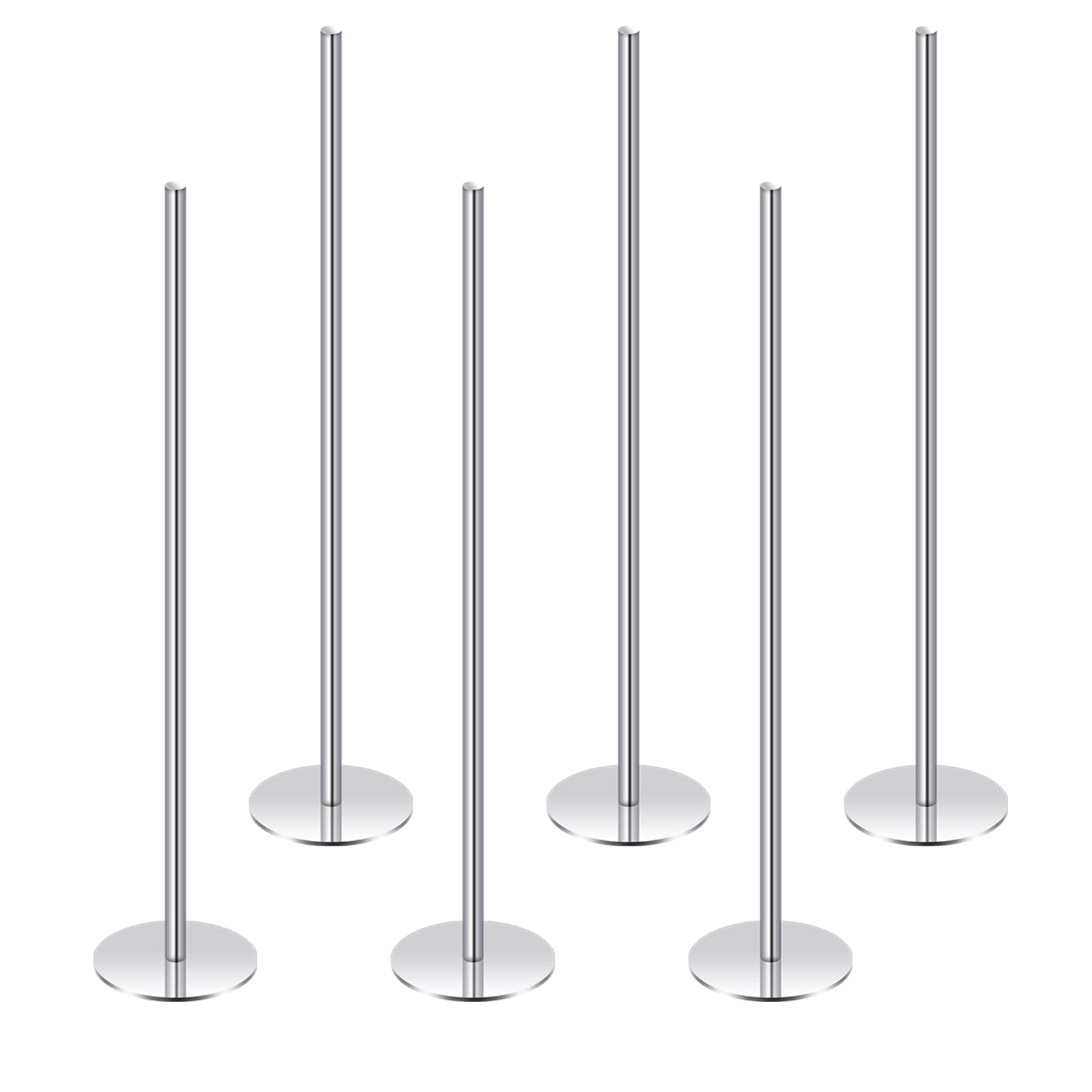 Aiex 6Pcs Cake Heating Core, 5.5 Inch Stainless Steel Cake Heating Core Rod Cake Heating Pins Sliver Heating Rod For Baking Cake