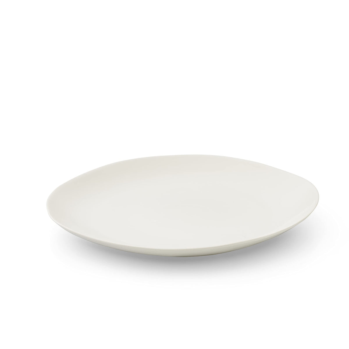 Portmeirion Sophie Conran Arbor Cream Round Platter  13 Inch Porcelain Serving Tray For Appetizers, Snacks, And Sandwiches  Made