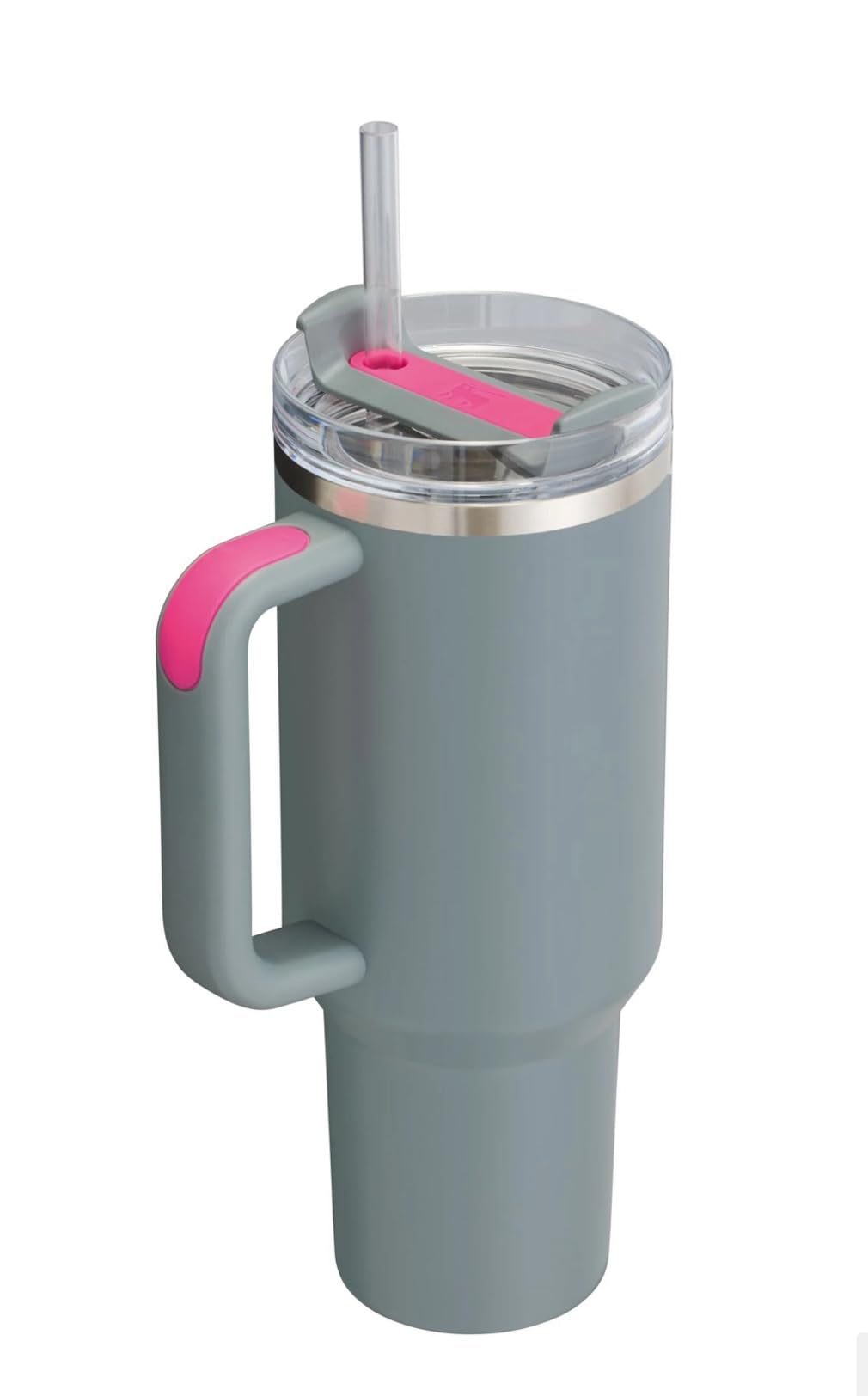 STANLEY Quencher H2.0 FlowState Stainless Steel Vacuum Insulated Tumbler with Lid and Straw for Water, Iced Tea or Coffee (Grey