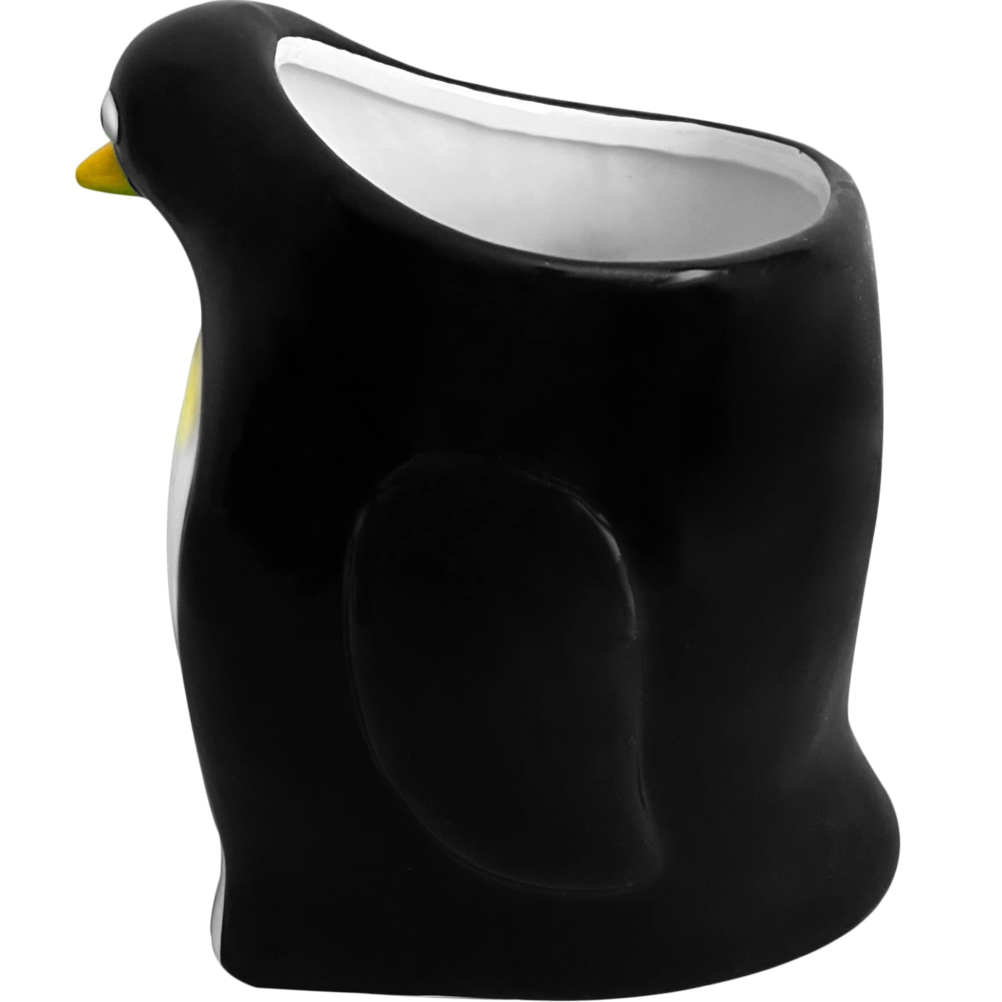 Sixdrop Penguin Kitchen Utensil Holder - Cute Storage Crock - Penguin Holiday Office Home Decoration - Penguin Theme Party Acces