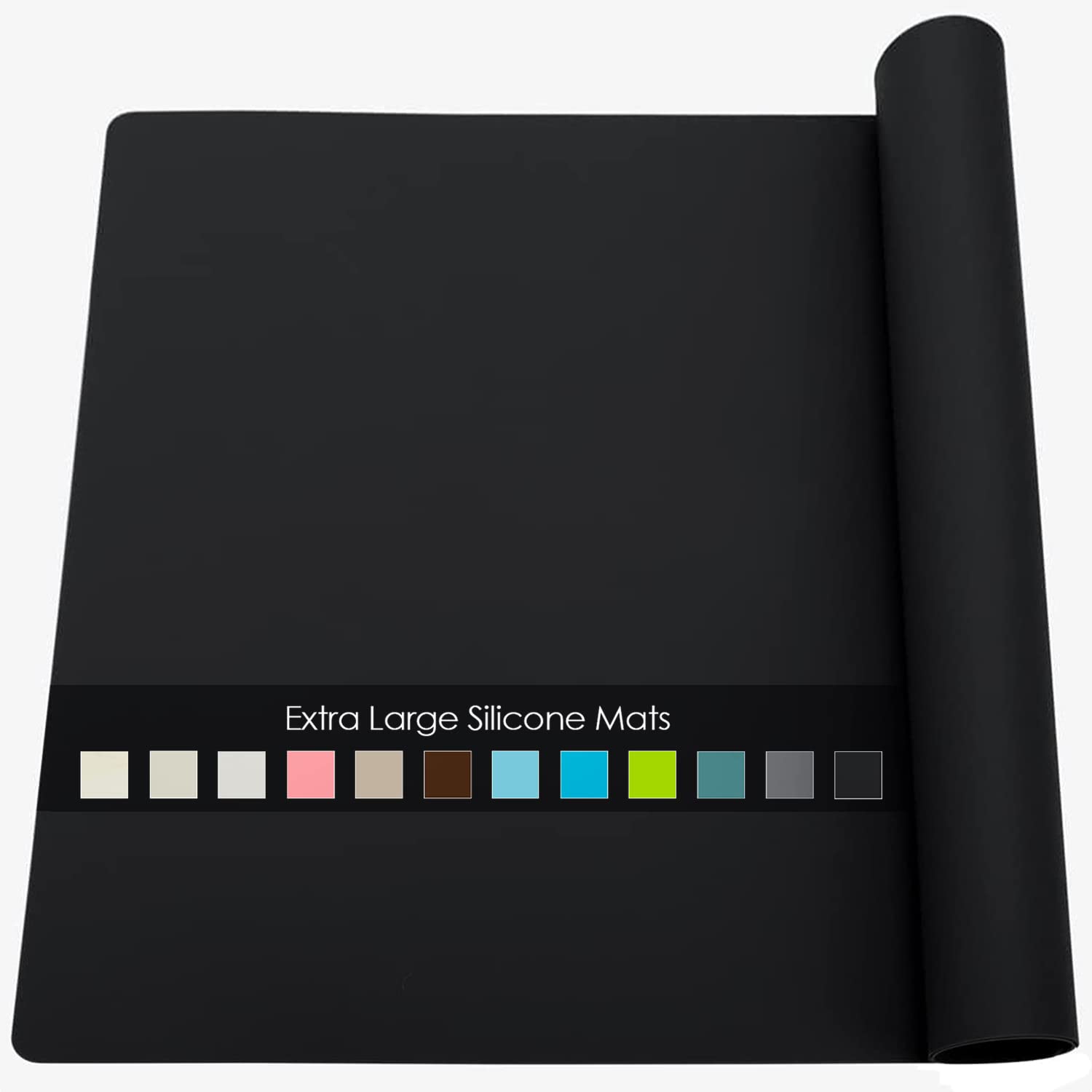 Extra Large Silicone Mat, 31.5X23.6 Large Silicone Placemats For Kids, Heat Resistant Mat For Kitchen Counter, Non Stick Silicon