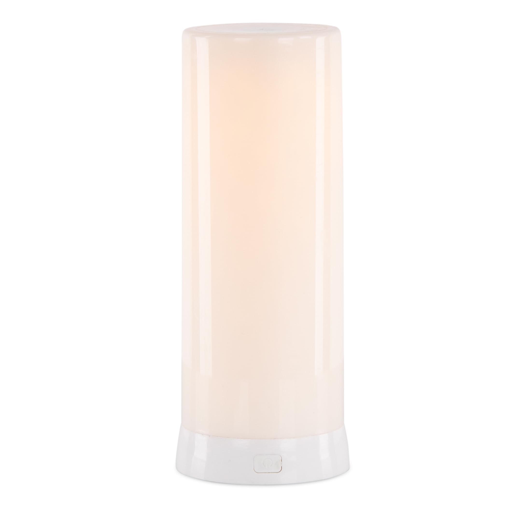 Melrose Plastic White Fia Flame with White Finish 85993DS