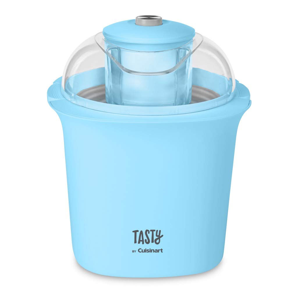 Tasty by Cuisinart ICM100TBL Ice Cream Maker, 8.71(L) x 8.71(W) x 10.49(H), Blue