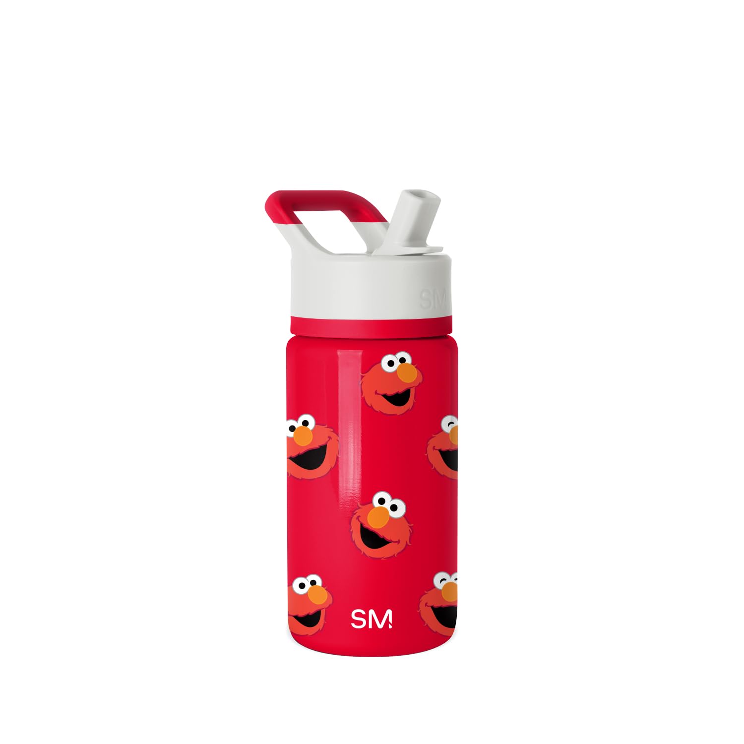 Simple Modern Kids Summit Water Bottle with Straw Lid | Sesame Street 14oz Stainless Steel Cup Insulated Tumbler for Boys, Girls