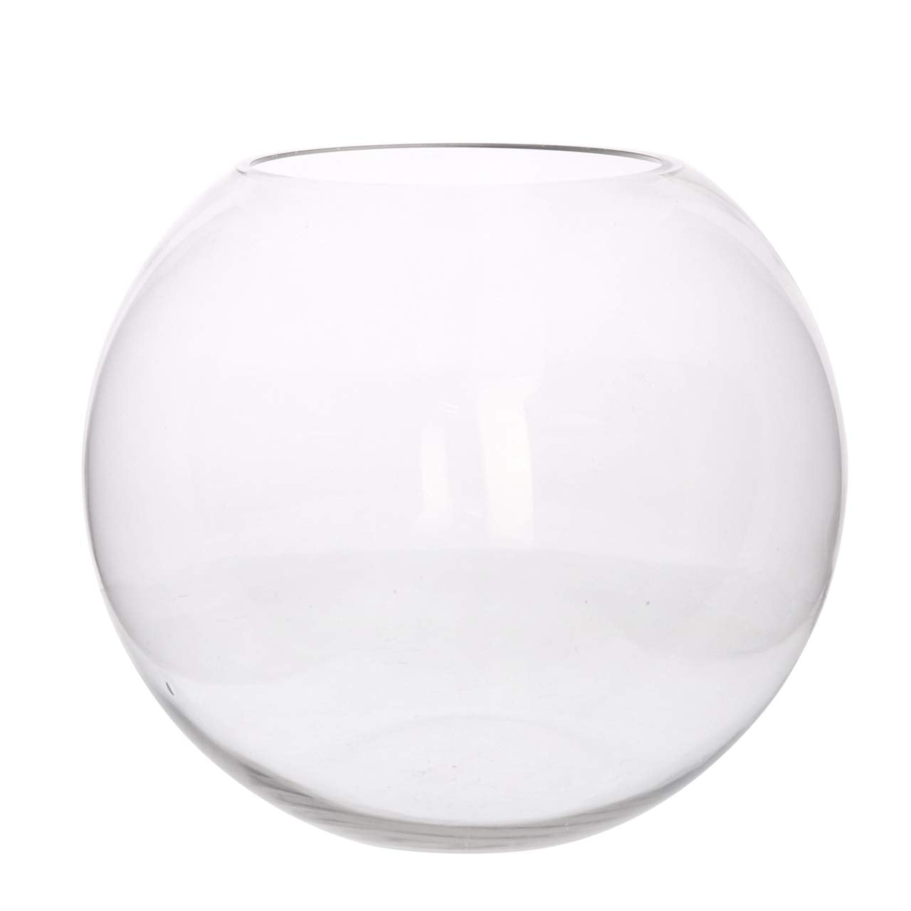 Classic Oversize 13 Clear Glass Sphere Bowl  Centerpiece Punch Vase Round