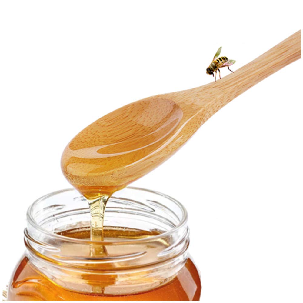 Small Bamboo Spoons, Set Of 6 Multi-Size Soup Spoons Mini Tasting Spoons Wooden Teaspoon For Coffee Tea Jam Herbs Salts And Dese
