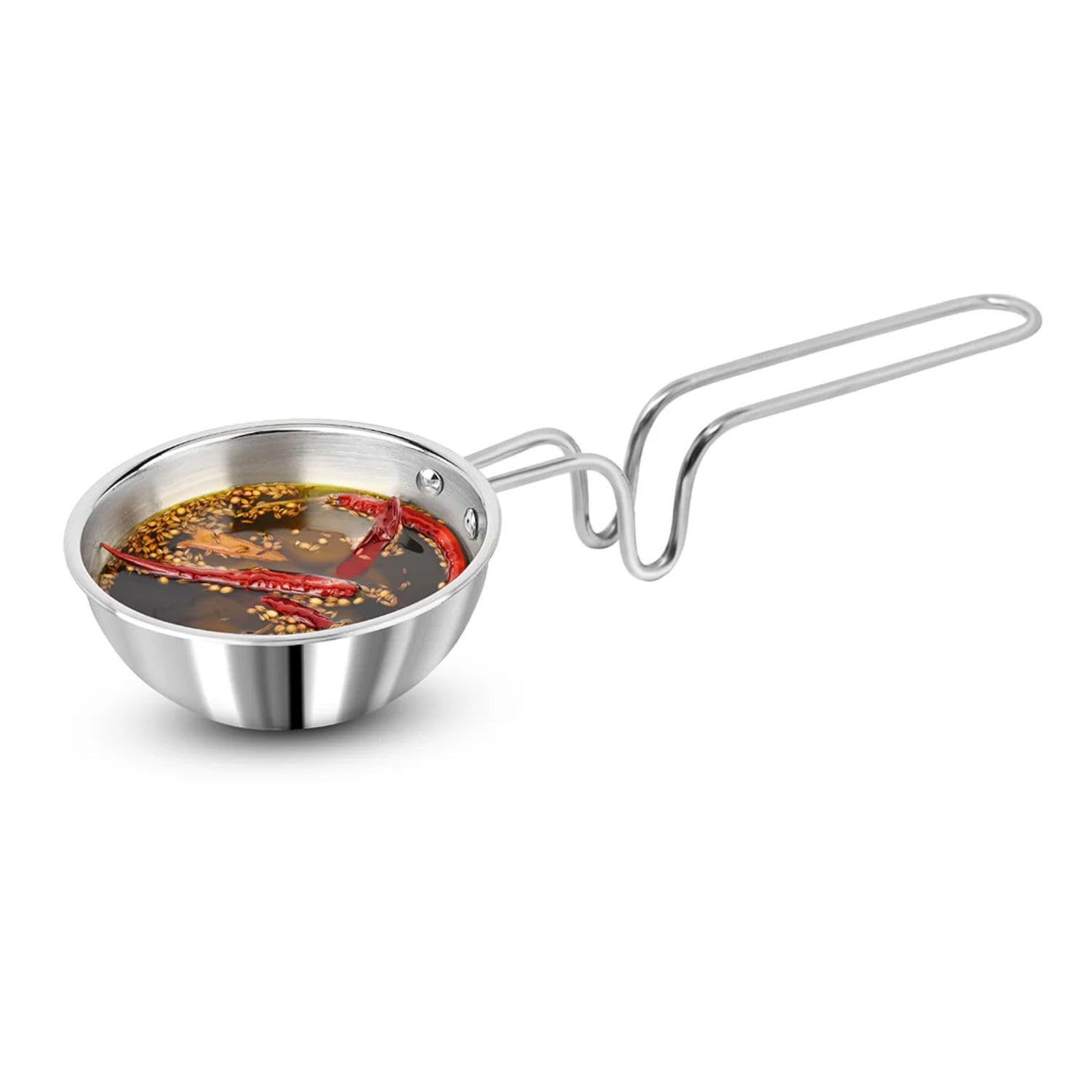 Signoraware Artista Tri-Ply Cookware Tadkapan | Faster Cooking | Induction Friendly | Ideal For Tadka For Rasam, Sambar, Dals An