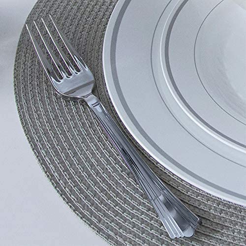 Reflections Bagged Plastic Cutlery Fork, Silver