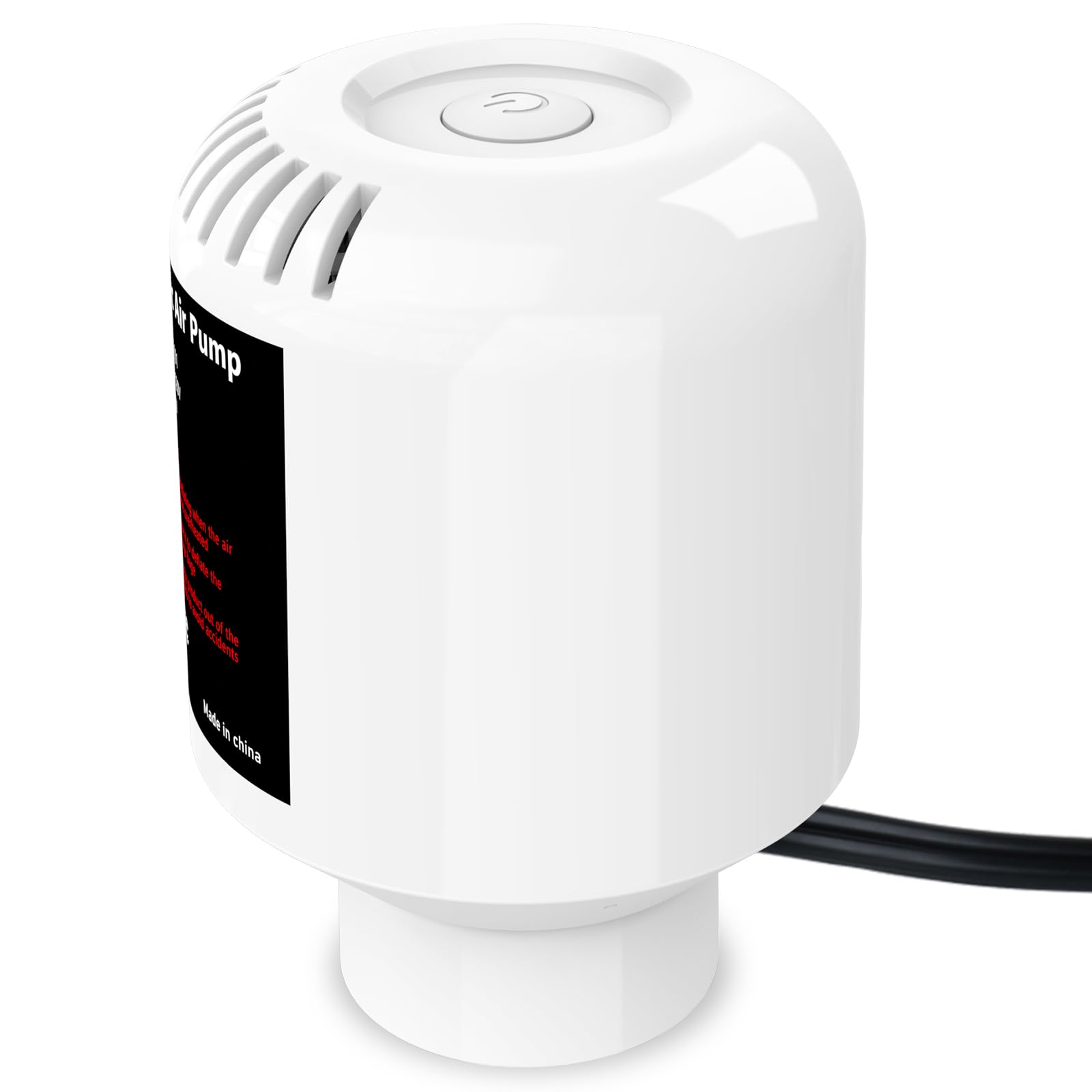 Electric Pump for Vacuum Storage Bags, 55W 5000PA Portable Travel Vacuum Pump for Various Vacuum Seal Bags, Space Saver Vacuum S