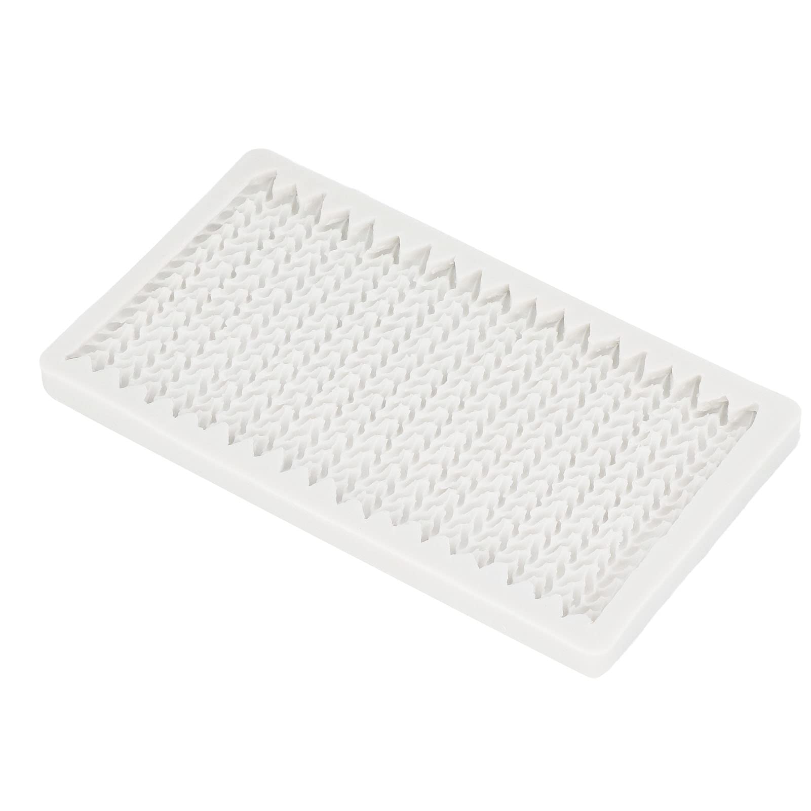 Fondant Ribbed Knit Border, Silicone Jumper Knitting Texture Silicone For Fondant Chocolate Cake Decoration