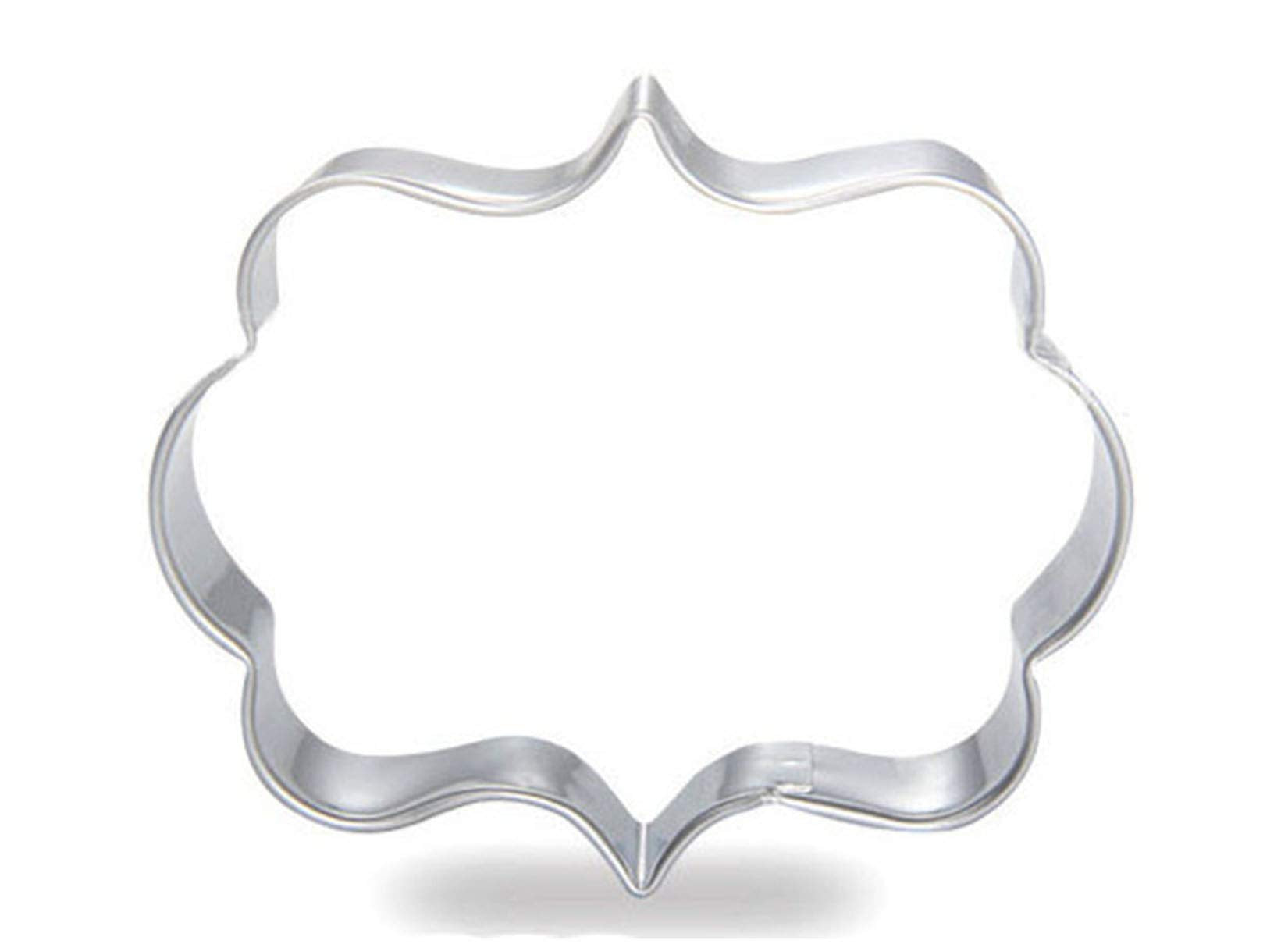 Wjsyshop Rectangle Plaque Shape Cookie Cutter