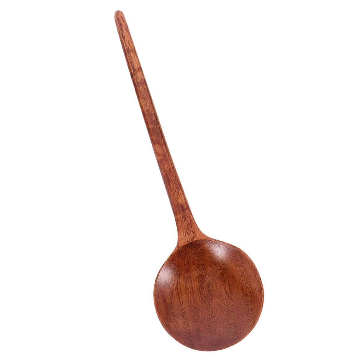 Wooden Soup Spoon Large Capacity Ramen Ladle for Home Dining