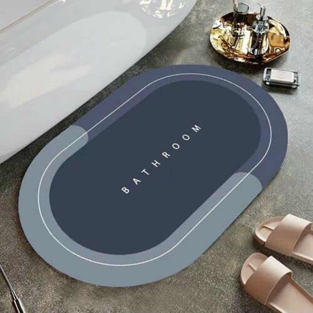 Glenoxzone Soft Microfiber Super Absorbent Bath Mat | Anti Skid Carpets Kitchen Entrance Door Mats