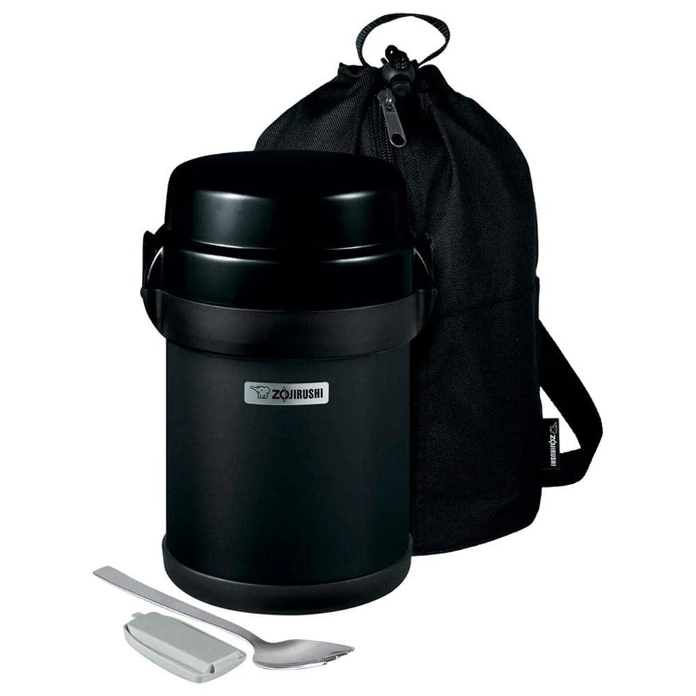 Zojirushi Sl-Jbe14Bz Mr. Bento Stainless Lunch Jar 41 Oz Carbon Black
