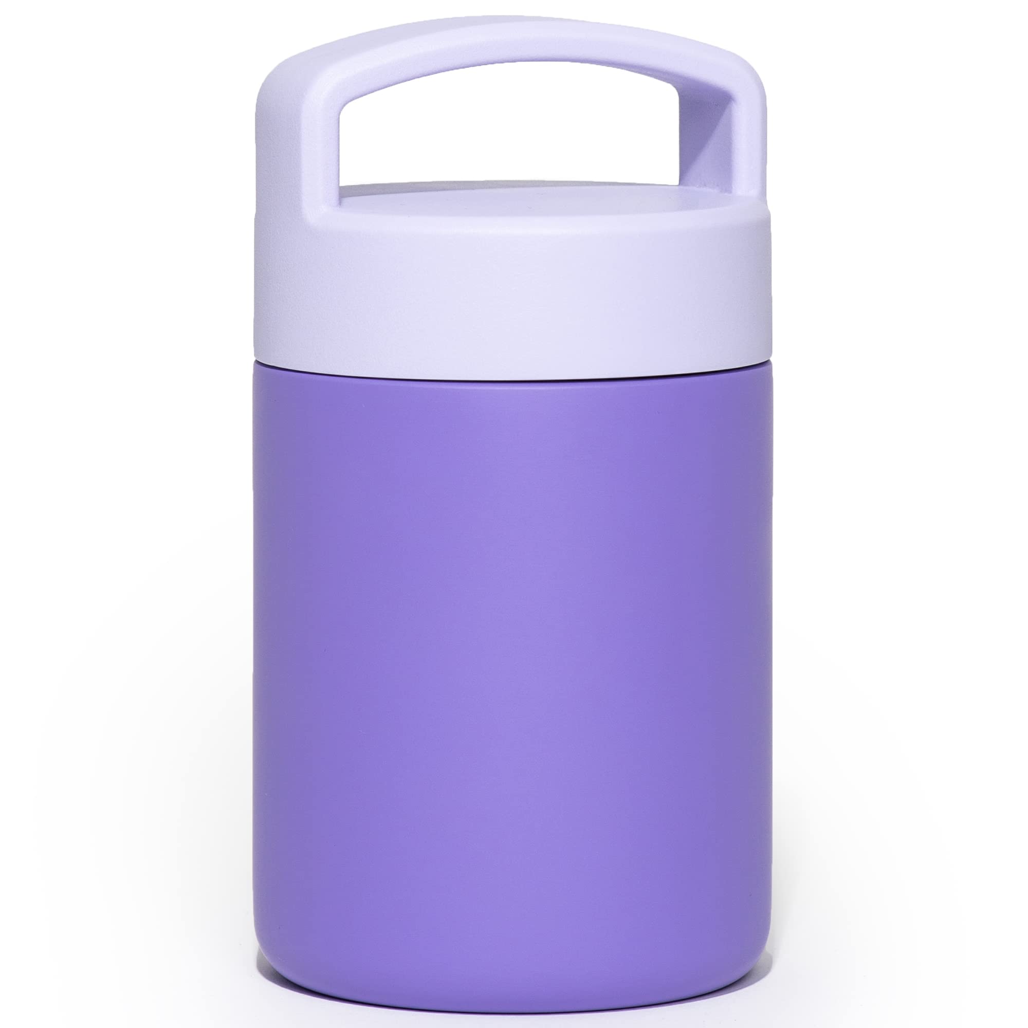 WeeSprout Insulated Stainless Steel Lunch Thermos, Soup Bottle for Hot & Cold Foods, 12 oz Jar for Children, KidFriendly Handle