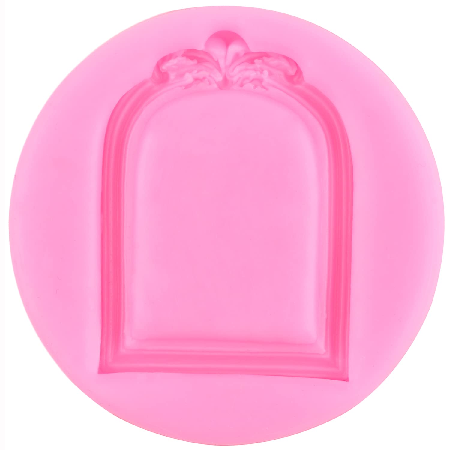 Mypracs Photo Frame Silicone Molds Picture Frames Fondant Mold Mirror Frame Candy Mold For Cake Decorating Cupcake Topper Chocol