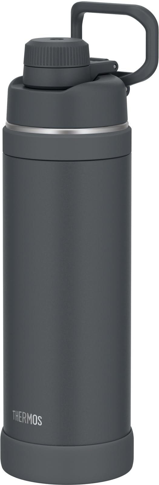 FJU1001 MTBK Thermos Water Bottle, Vacuum Insulated Sports Bottle, 33.8 fl oz (1 L), Matte Black, Easy to Carry, Direct Drink, 