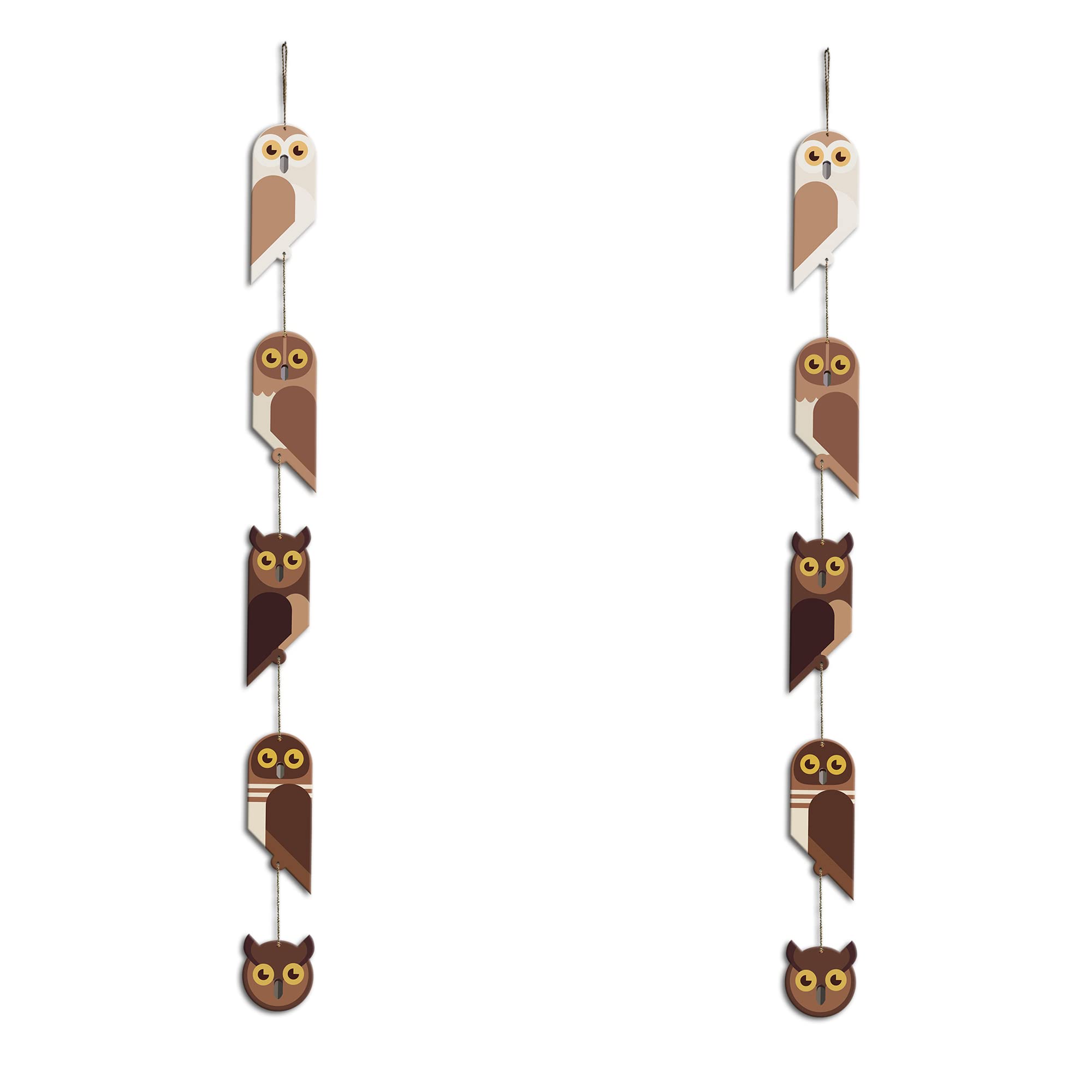 Artvibes Owls Wall and Door Hanging for HomeDecor (WH_5209N) multicolor