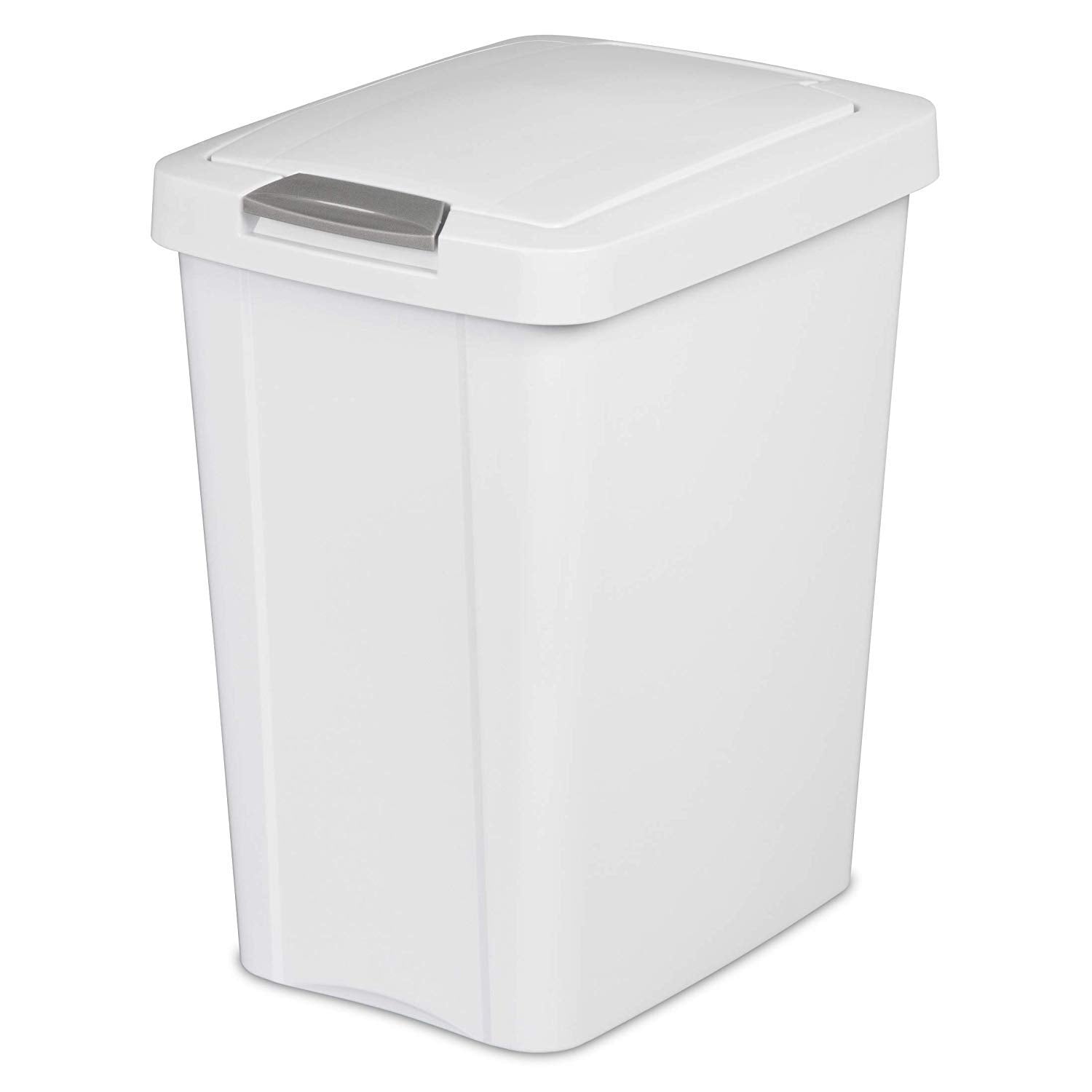Sterilite 10438004 7.5Gal28L Wht Touch Can, 7.5 Gallon, White