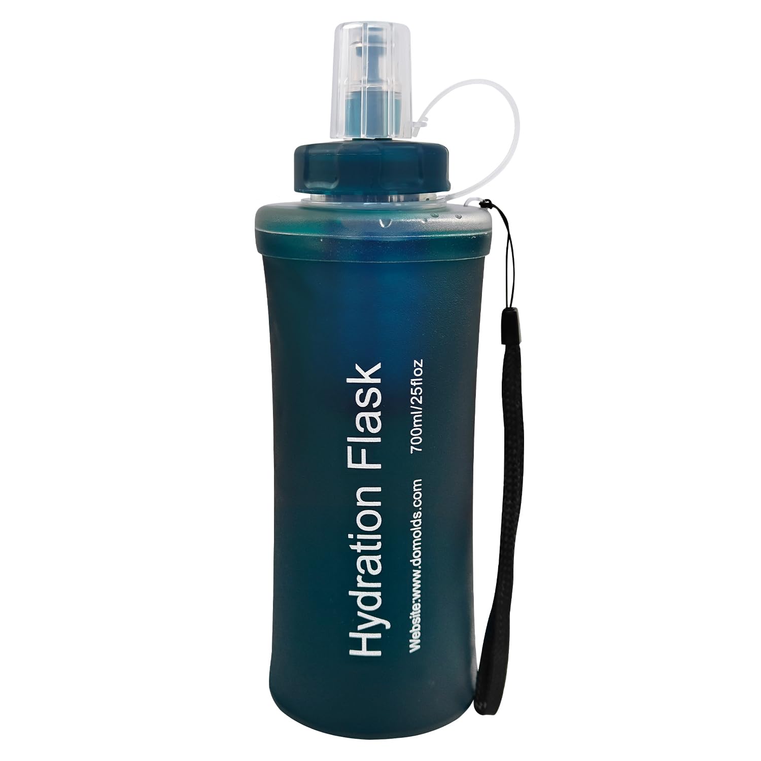 Butie 700ML Collapsible Water Bottle with Filter for Hiking, Camping & Travel - TPU Soft Flask, 0.1 Micrometer Hollow Fiber Memb
