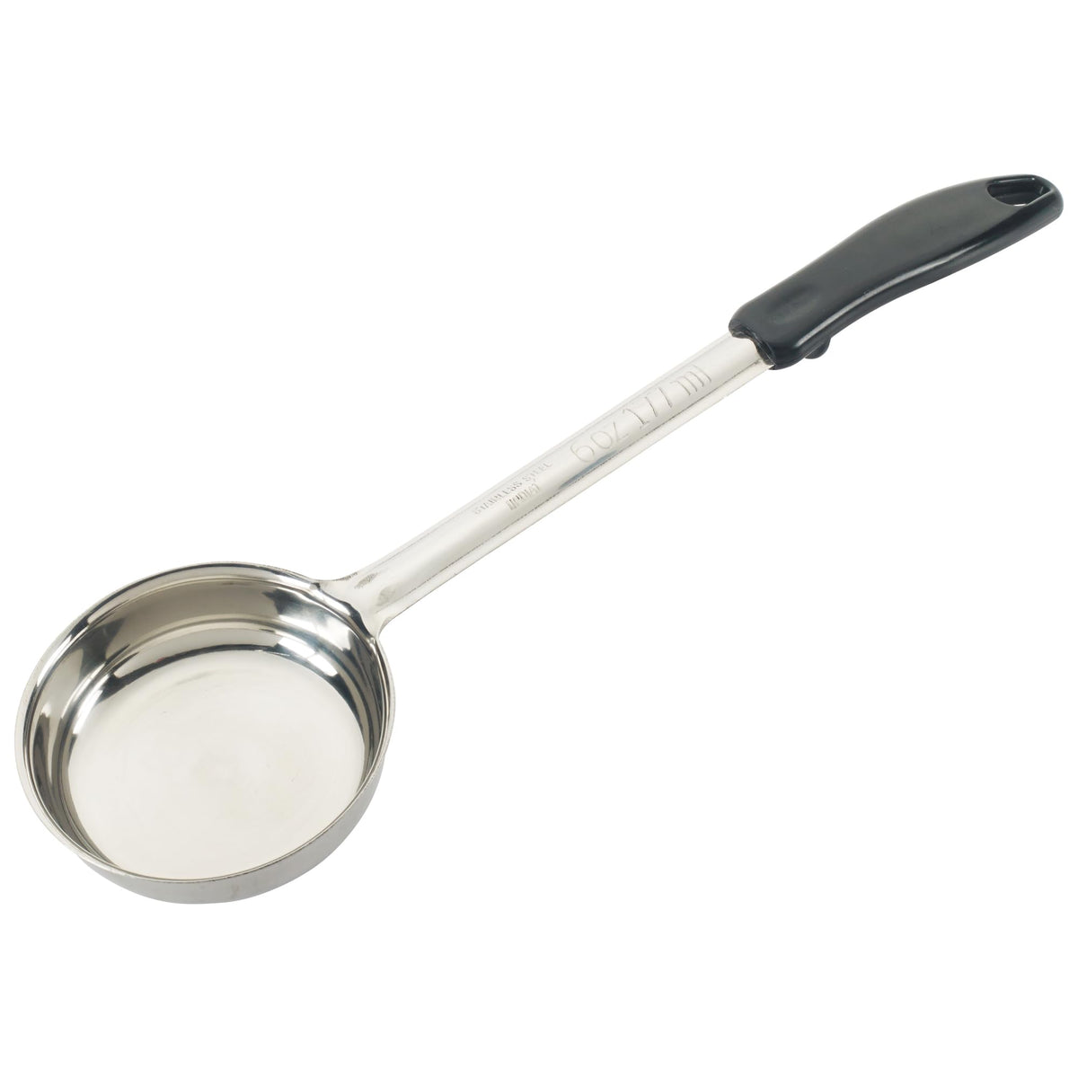 Winco Solid Food Portioner, 6-Ounce, Black