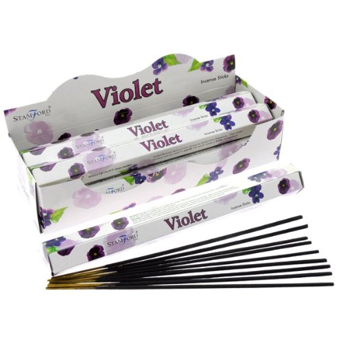 Violet Box of 20 Incense Sticks