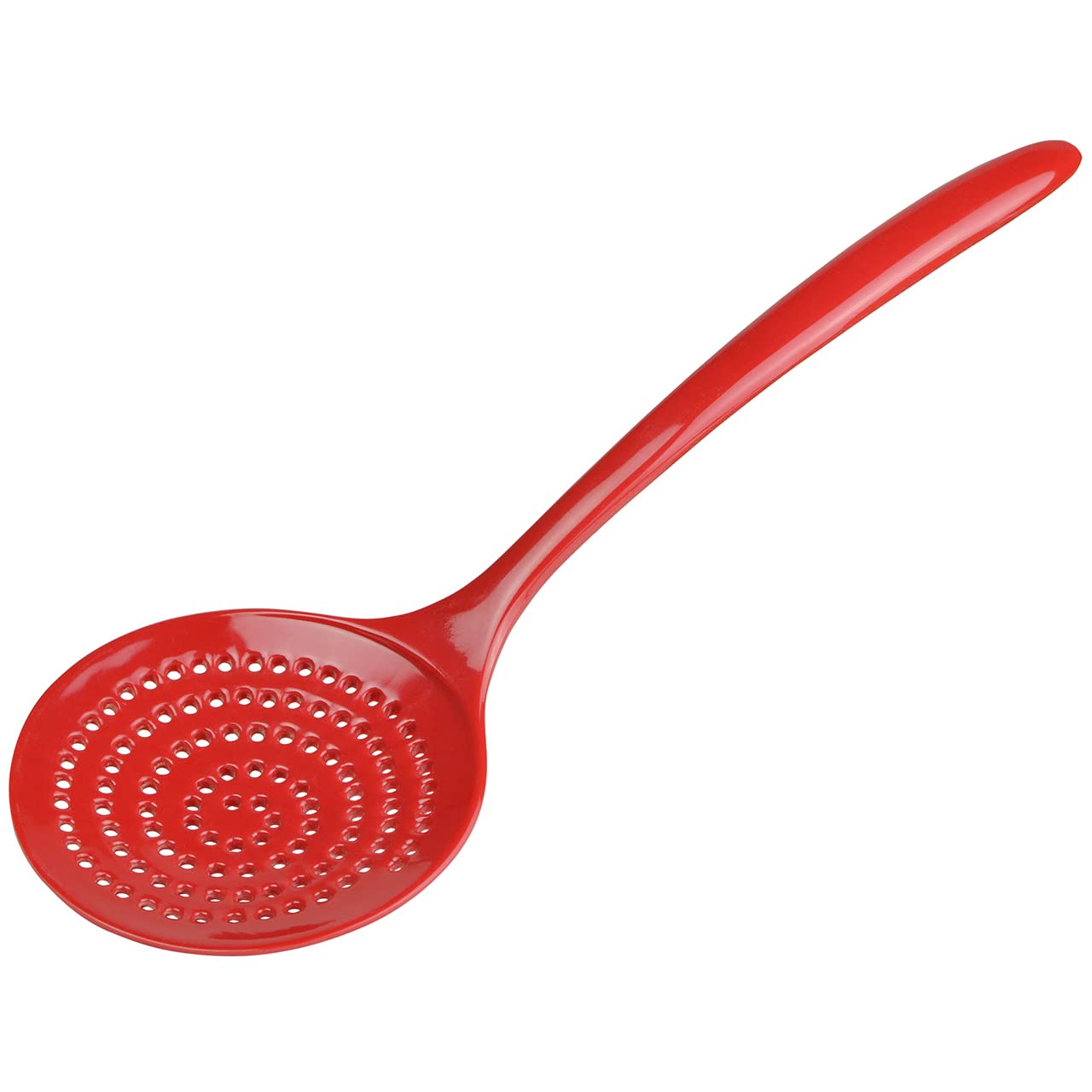 Gourmac 12-Inch Melamine Skimmer, Red