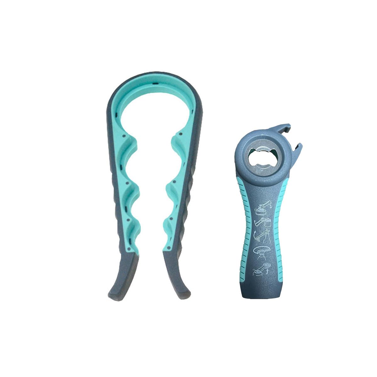 Jar Opener For Weak Hands,Jar Opener For Seniors With Arthritis, Jar Opener Gripper Pad (A-Blue)