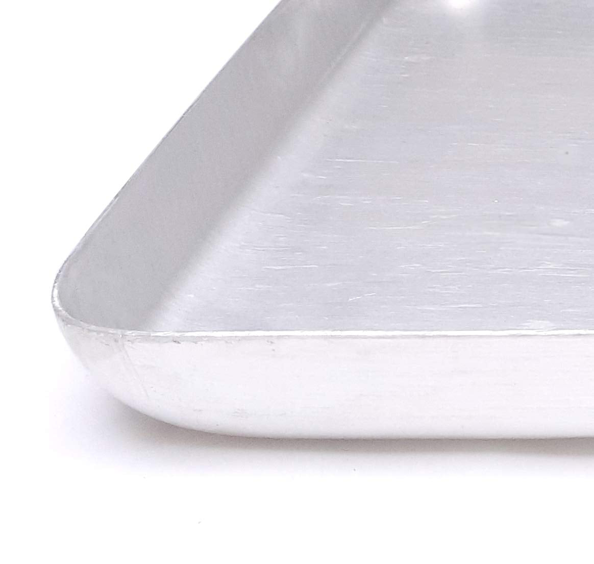Prime Bakers And Moulders Aluminum Baking Tray, Silver (12X8 Inch)