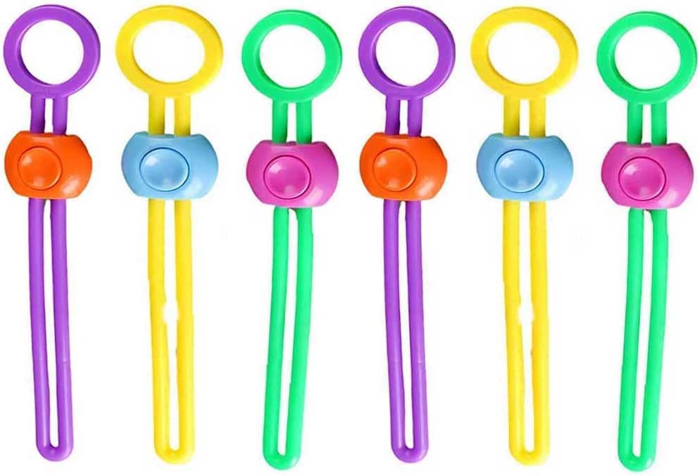 Rrj 6 Pack Bag Clips Food Clips,MultiPurpose Sealer, Reusable Cable Ties, Cord Organizer,Bag Clips Food Clips,For Home Kitchen 