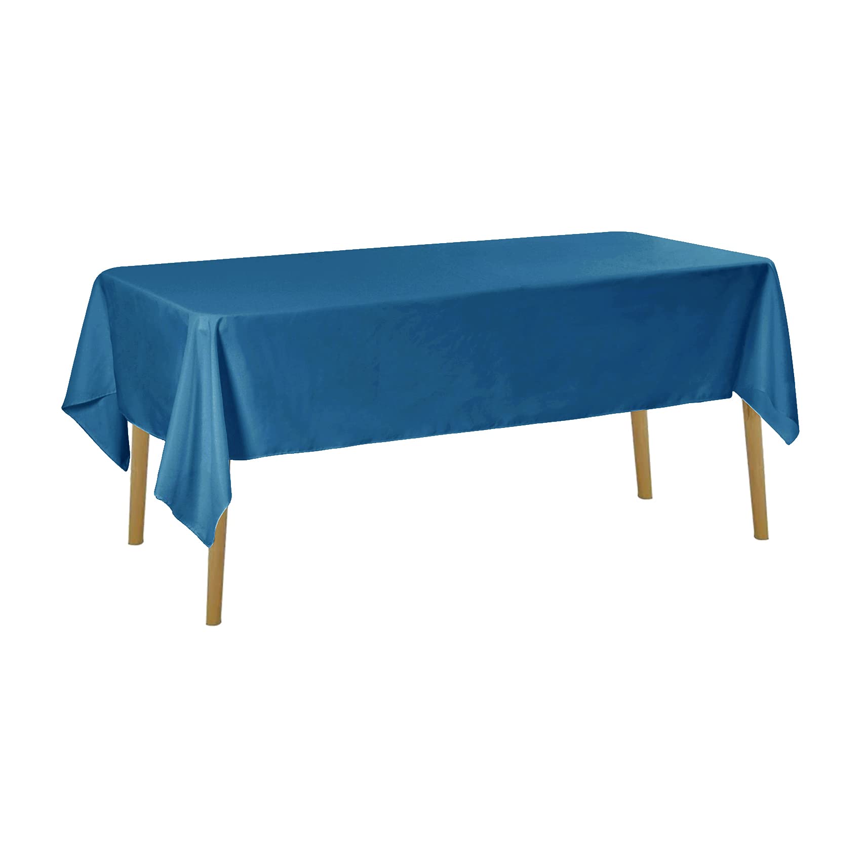 Rectangle Tablecloth - 60X120 Caribbean Blue Tablecloth - Stain And Wrinkle Resistant Washable Polyester Table Cloth, Decorative
