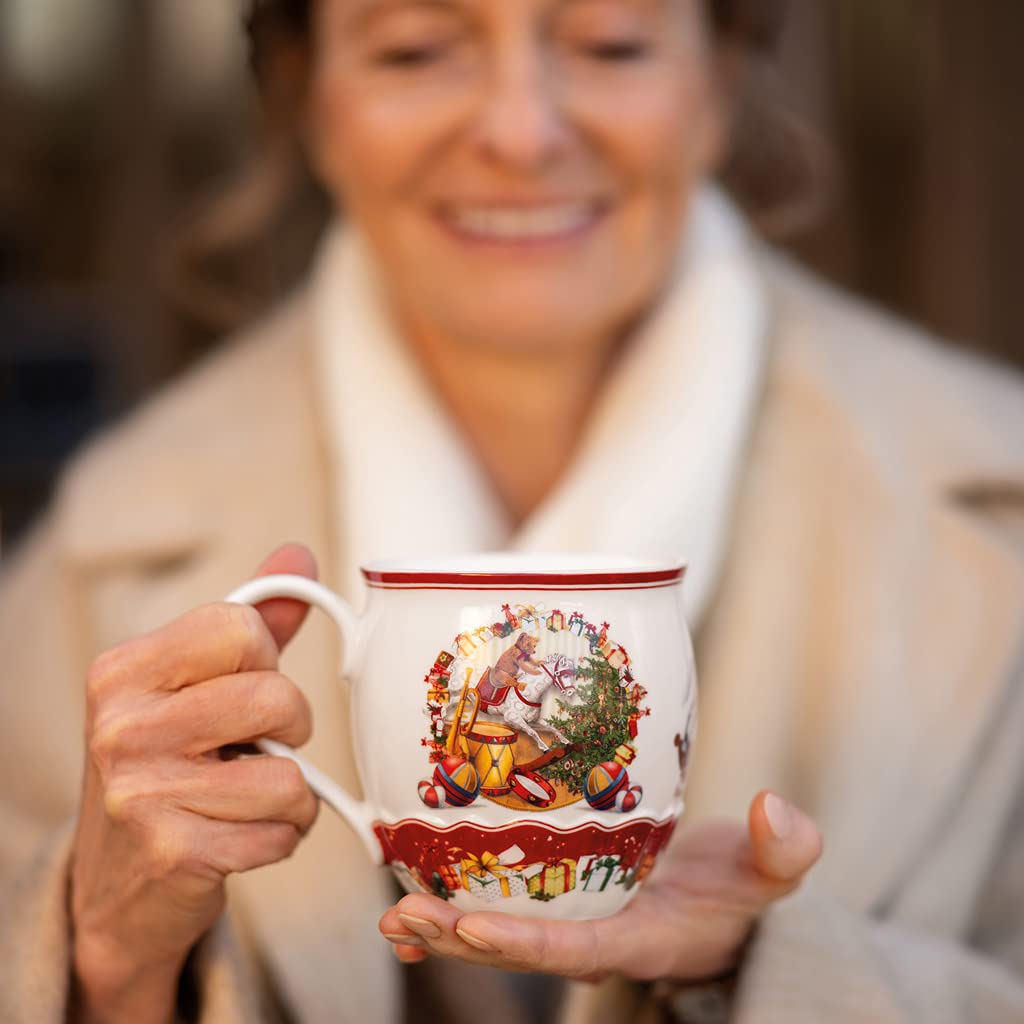 Villeroy & Boch 14-8332-4843 Coffee Mug, Porcelain, White/Coloured, 0.39 Liters