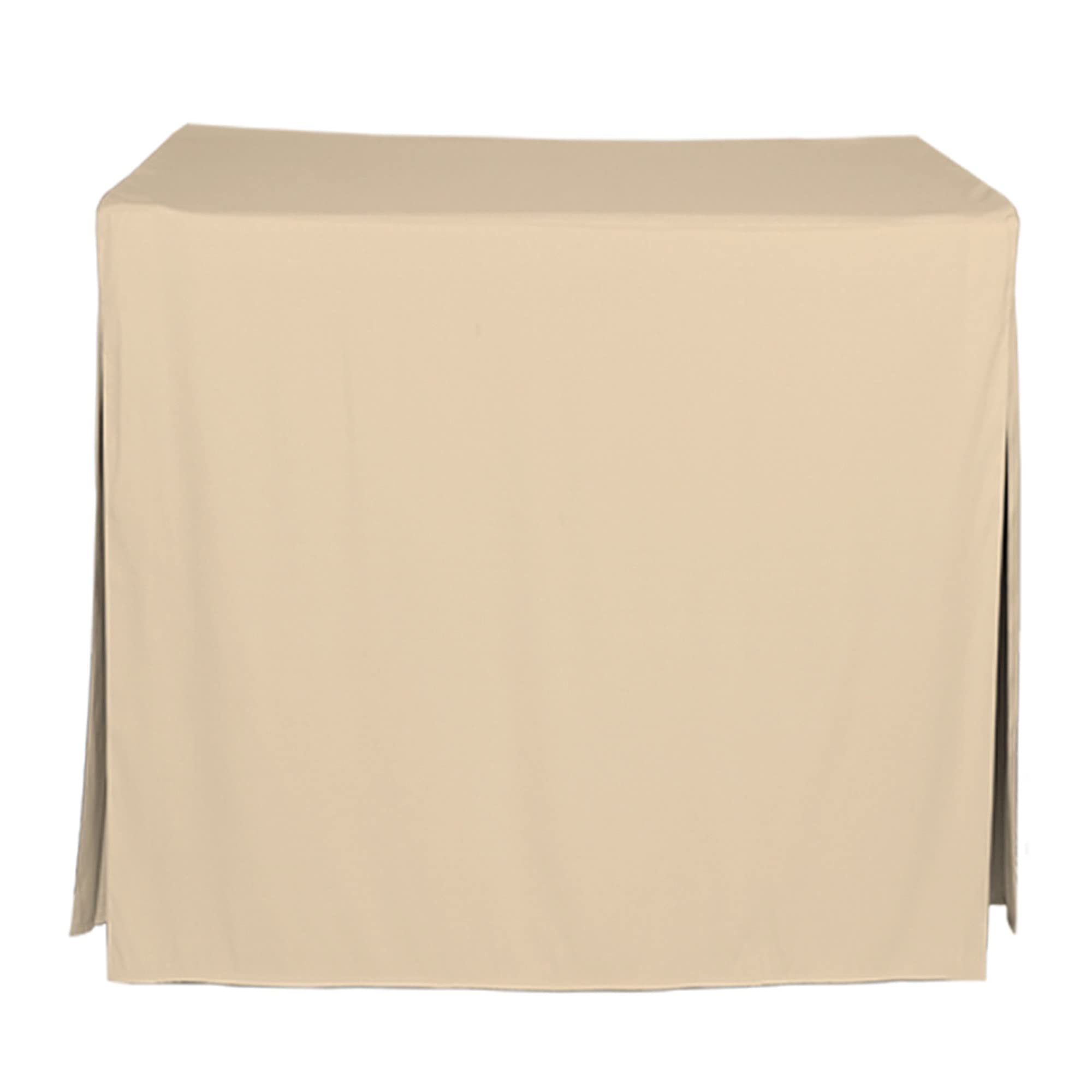 Tablevogue Machine Washable Polyester Solid Fitted Stain Resistant Table Cover Square Tableclothss for Events Wedding Special Oc
