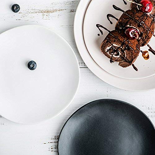 Socosy Creative Ceramic Dinner Plate/Dessert Plate/Appetizer Plate/Salad Dish/Steak Plate/Service Plate For Party Kitchen - 10 I
