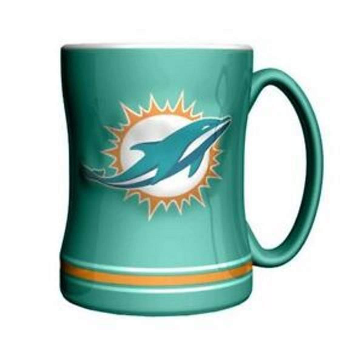 Miami Dolphins Sculpted Coffee Mug,450 ml