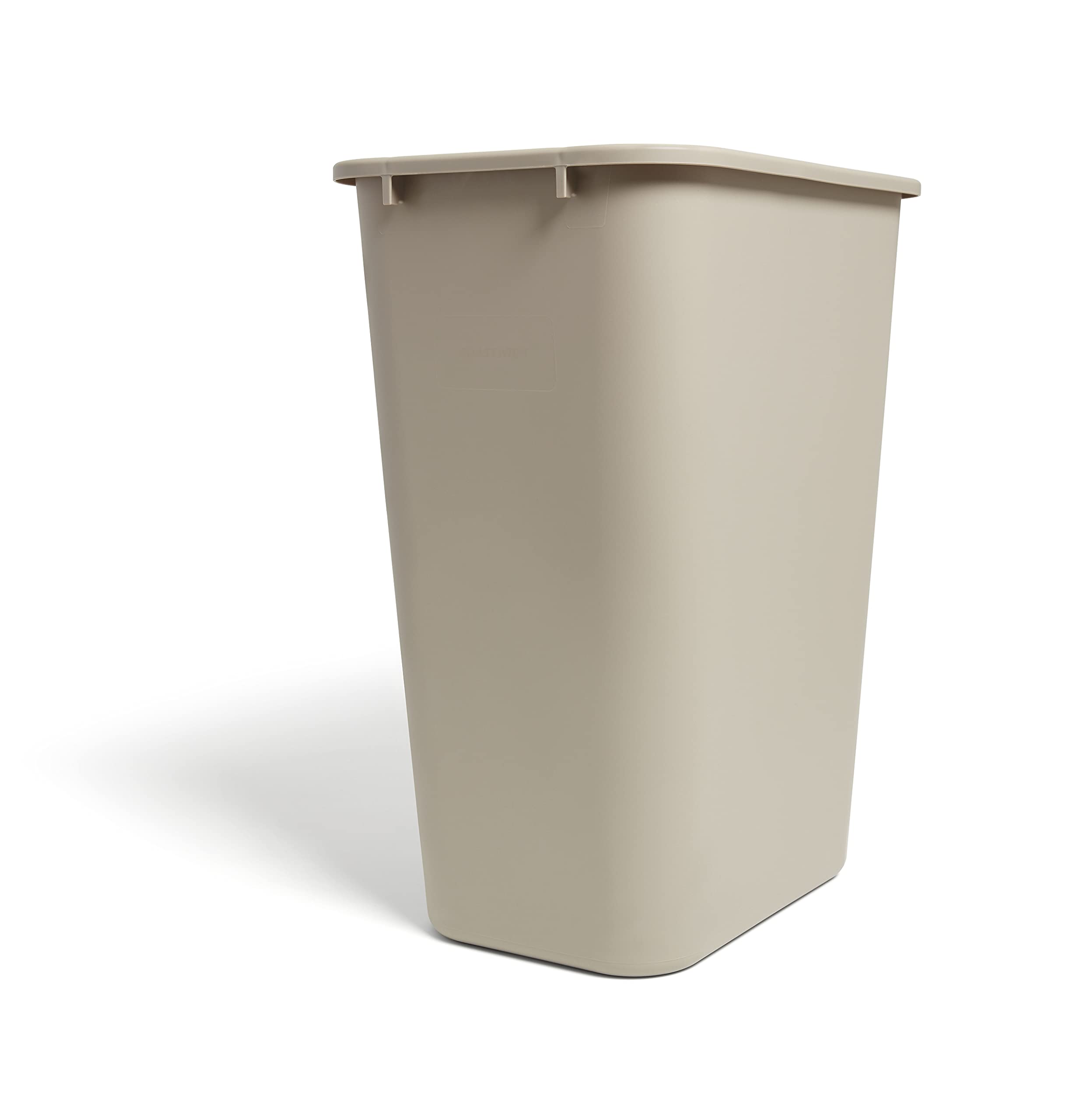 Coastwide 125070 Soft Molded Wastebasket 10.25 Gallons Beige 20-Inch H X 15 1/2-Inch W X 11-Inch D