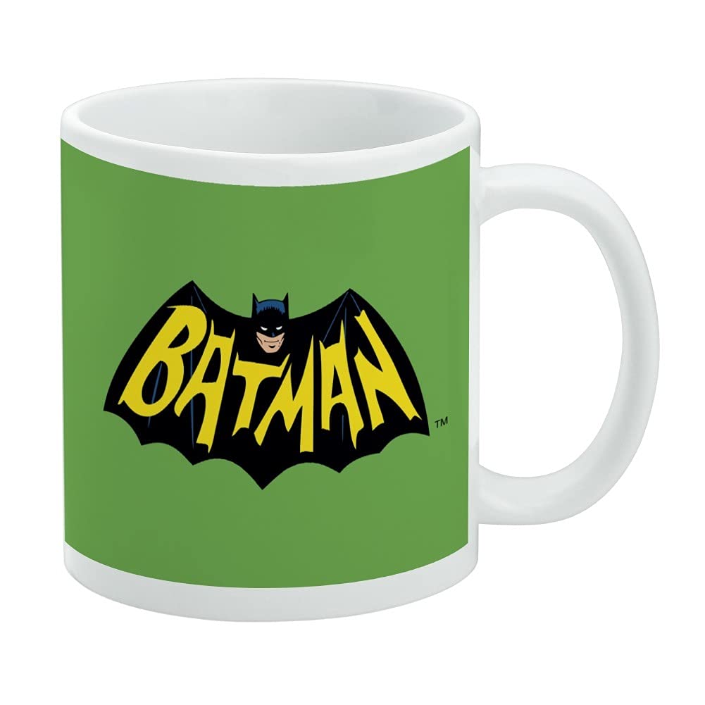 Graphics & More Batman Classic Tv Series Logo Ceramic Coffee Mug, Novelty Gift Mugs For Coffee, Tea And Hot Drinks, 11Oz, White