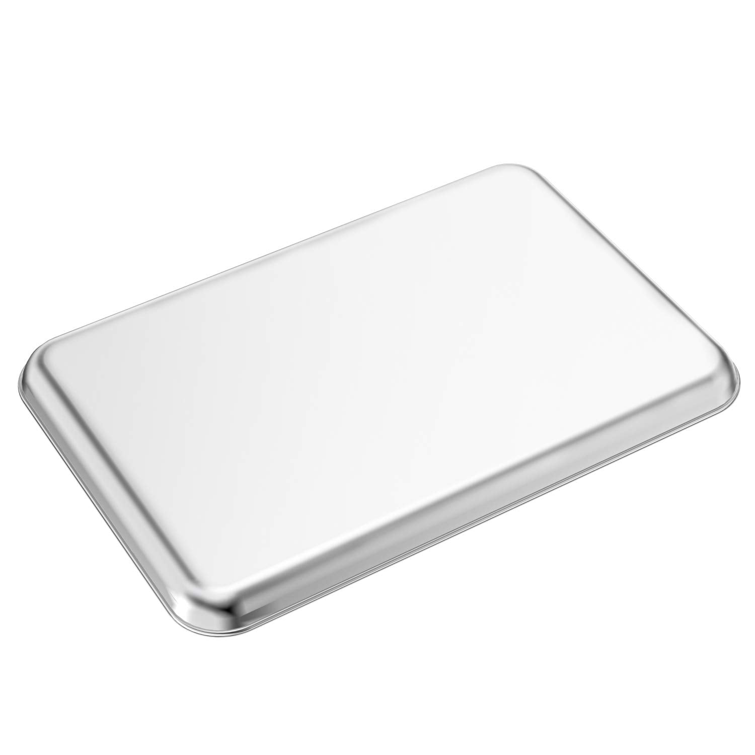 Baking Sheets Set Of 2, Bastwe 20 Inch Stainless Steel Bakeware Baking Pans, Healthy & Nontoxic & Rustproof & Easy Clean & Dishw