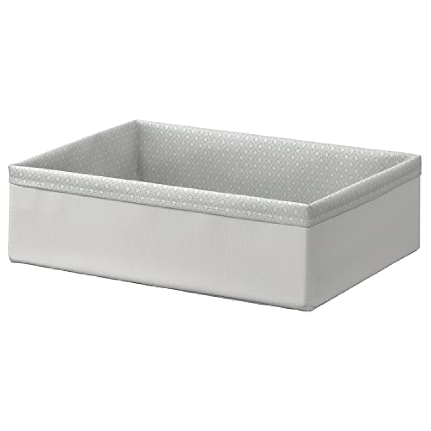 Ikea Baxna 2 Set Gray/ White Organizer 10 X13 X4  (26X34X10 Cm)