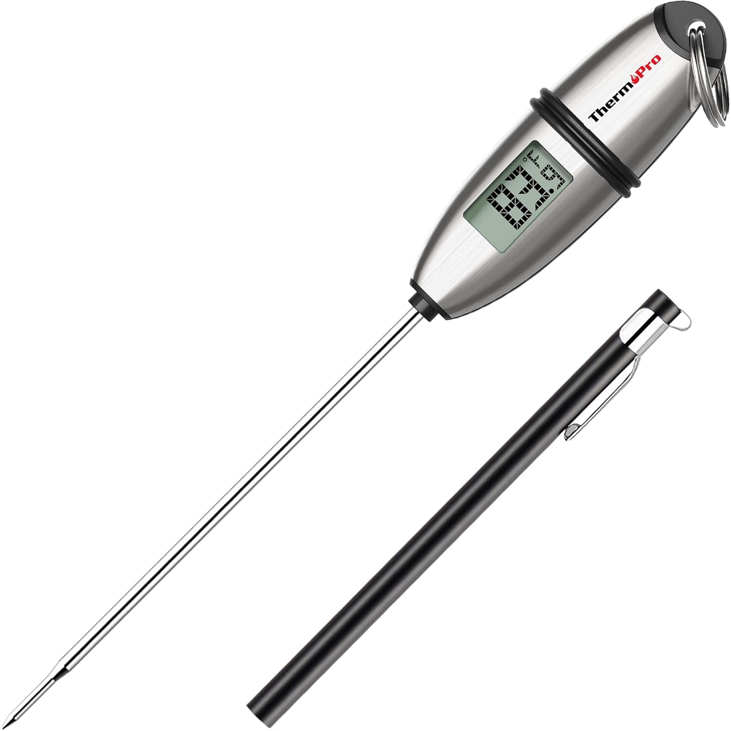 Labart Thermopro Tp02S Instant Read Meat Thermometer Digital Cooking Food Thermometer With Super Long Probe For Grill Candy Kit