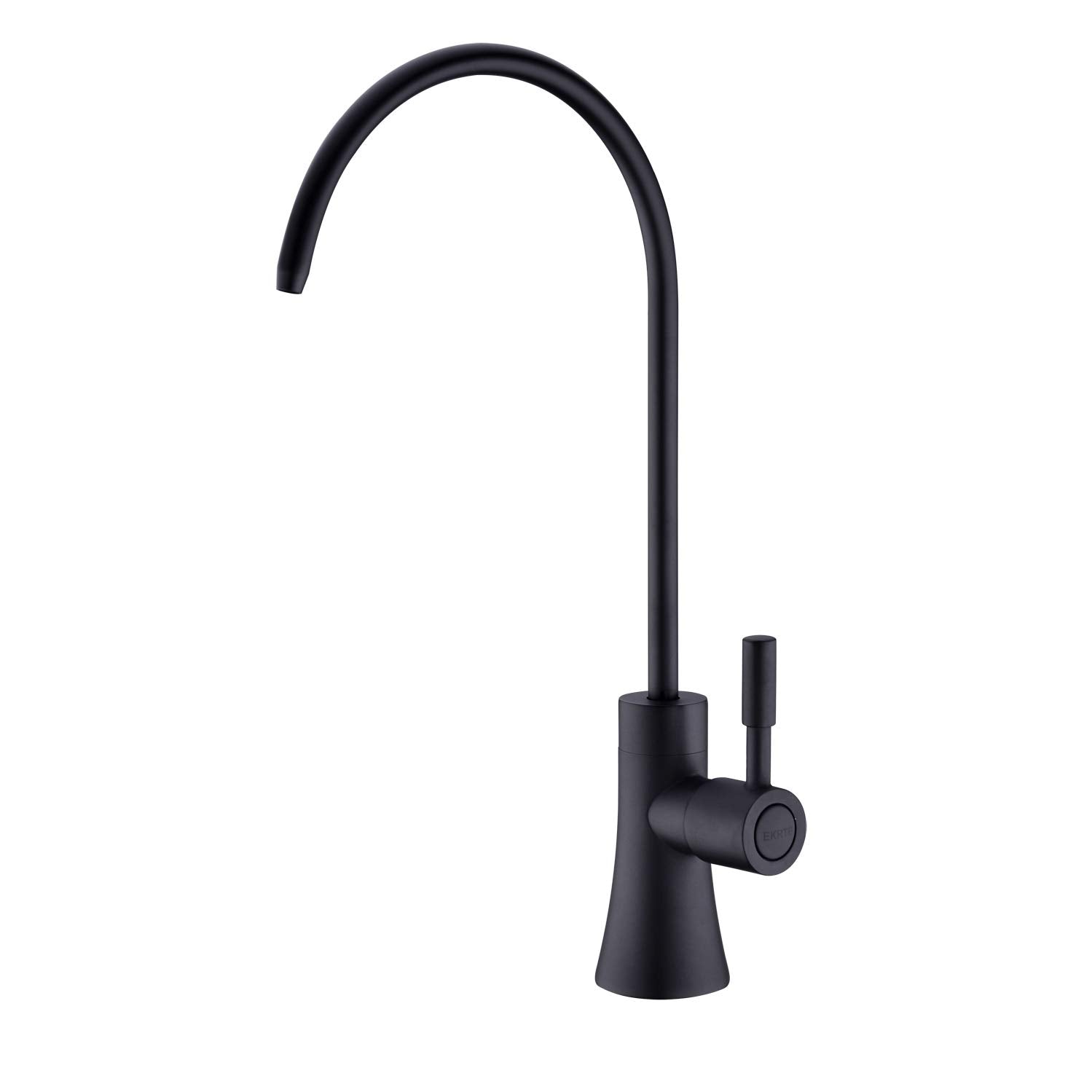 EKRTE Commercial Water Filtration Faucet Brass Drinking Water Purifier Faucet  Matte Black Kitchen Bar Sink Drinking Water Purifier Faucet