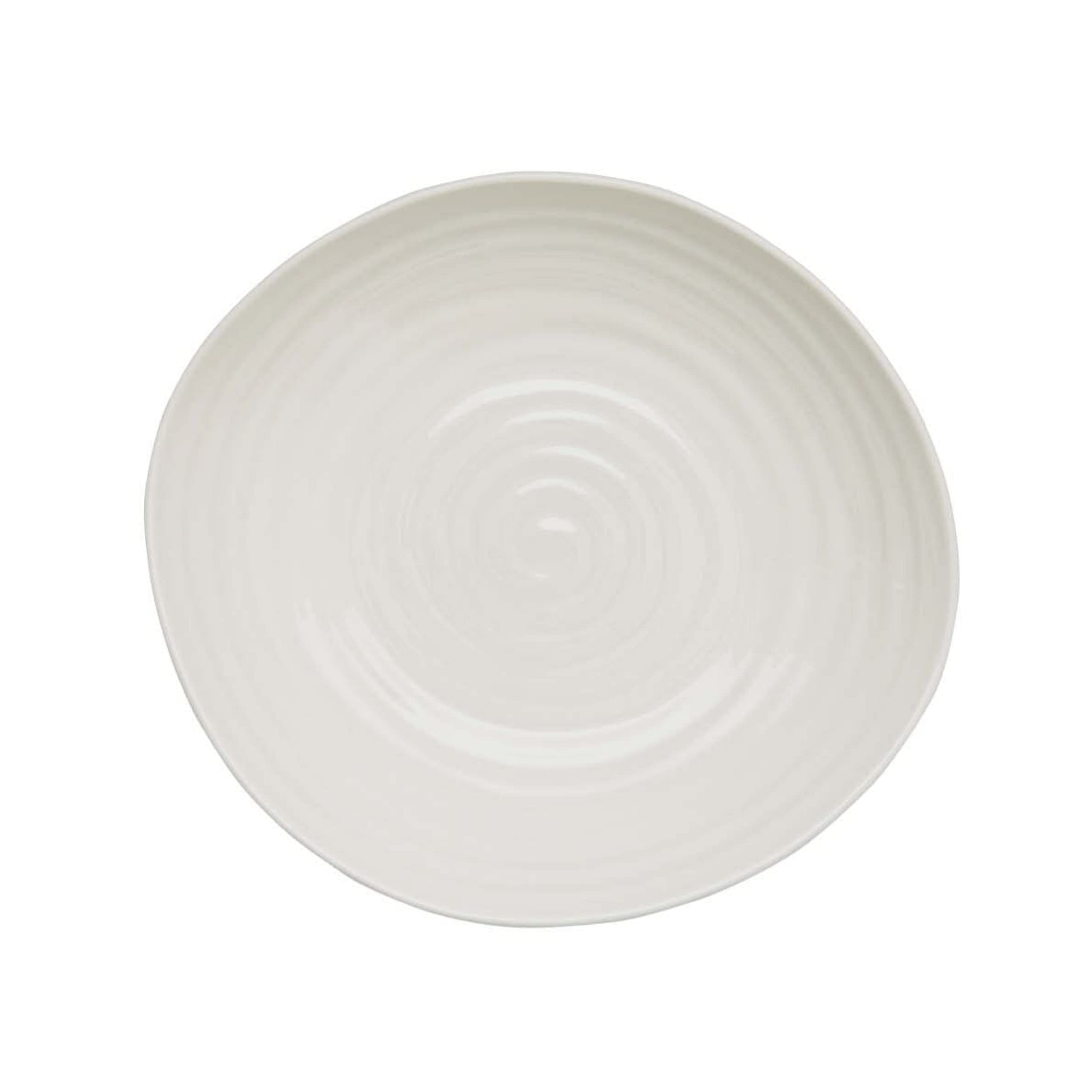 Portmeirion Sophie Conran White Pasta Bowl | Set Of 4 | Large Serving Bowls For Soup Or Salad | 9 Inch | Made From Fine Porcelai